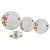 APARELHO DE JANTAR 20PC DE PORCELANA SUMMER - Imagem 1