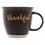 CANECA CERÂMICA THANKFUL PRETO MATT/AZUL 380ml - Imagem 3