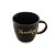 CANECA CERÂMICA THANKFUL PRETO MATT/AZUL 380ml - Imagem 2