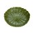 PRATO DECORATIVO DE CERÂMICA BANANA LEAF VERDE 16x16x3cm - Imagem 1