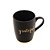 CANECA CERÂMICA GRATEFUL PRETO MATT/AMARELO 340ml - Imagem 2