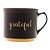 CANECA CERÂMICA GRATEFUL PRETO MATT/AMARELO 660ml - Imagem 3