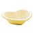 SALADEIRA PORCELANA CORAÇÃO BEADS AMARELO 18x15x5cm - Imagem 2