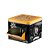 LATA PORTA CÁPSULAS METAL COFFEE HOUSE DOURADO 15x15x12.5cm - Imagem 4