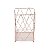 SUPORTE P/TALHERES DE FERRO CROMADO ROSÉ 10x15cm - Imagem 1