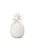 ABACAXI DECORATIVO DE CERÂMICA BRANCO 19,5cm - Imagem 1