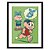 POSTER COM PASSEPARTOUT MDF/PAPEL/VIDRO TM MONICA LOOKING FO - Imagem 1