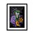 POSTER COM PASSEPARTOUT MDF/PAPEL/VIDRO DC JOKER DIABOLIC FA - Imagem 1