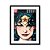 POSTER COM PASSEPARTOUT MDF/PAPEL/VIDRO DC WW EXPRESSIVE FAC - Imagem 1
