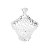 POTICHE DE CRISTAL DIAMOND STAR 17x13,5x19,5cm - Imagem 2