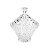 POTICHE DE CRISTAL DIAMOND STAR 17x13,5x19,5cm - Imagem 4