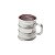 CJ 6 CANECAS DE VIDRO VINTAGE ROSA 245ml - Imagem 3