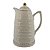 BULE MACRAME EM PORCELANA COM BORDA DOURADA 900ML COR BRANCA - Imagem 1