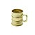 CJ 6 CANECAS DE VIDRO VINTAGE DOURADO 245ml - Imagem 3