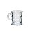 CJ 6 CANECAS DE VIDRO VINTAGE TRANSPARENTE 245ml - Imagem 2