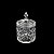 POTICHE DE CRISTAL LILE 10x15,5cm - Imagem 1