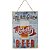PLACA DECORATIVA BEER HELLO EM FERRO L28XP0,05XA40CM - Imagem 1