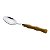 CJ 6 COLHERES P/MESA AÇO INOX C/CABO PLÁSTICO BAMBU 19cm - Imagem 1