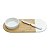 CJ BANDEJA DE BAMBU C/BOWL DE CERÂMICA E ESPÁTULA 28x12cm - Imagem 2