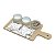 CJ 4PC P/QUEIJO E PETISCOS BAMBU CERÂMICA CHEESE SIGN 35x18 - Imagem 4
