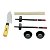 CJ ESTEIRA SUSHI 2 MOLHEIRAS 2 PARES HASHI 2 SUPORTES - Imagem 2