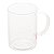 CJ 2 CANECAS DE VIDRO BOROSSILICATO 300ml - Imagem 1