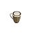 CANECA PORCELANA TAMPA E FILTRO EGYPT PRETO/DOURADO 310ml - Imagem 1