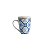 CANECA PORCELANA TAMPA E FILTRO BRAGA AZUL/BRANCA 310ml - Imagem 2