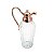 JARRA DE VIDRO C/TAMPA DE ZAMAC ALEPO ROSÉ 1,5l - Imagem 1