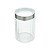 PORTA MANTIMENTO C/TAMPA AÇO INOX C/VISOR ACRÍLICO 1,2l - Imagem 1