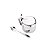AÇUCAREIRO C/COLHER DE AÇO INOX PRIME 300ml - Imagem 1