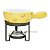 APARELHO FONDUE 8PC FERRO PINTURA EPOXY CERÂMICA AMARELO - Imagem 4