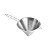 FUNIL CHINOIS DE AÇO INOX PRIME 24x44x15cm - Imagem 1