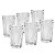CJ 6 COPOS ALTOS DE VIDRO EMPIRE TRANSPARENTE 350ml - Imagem 2