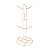 SUPORTE P/TOALHAS DE FERRO CROMADO ROSÉ 15x15x37,5cm - Imagem 2