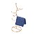 SUPORTE P/TOALHAS DE FERRO CROMADO ROSÉ 15x15x40,5cm - Imagem 3
