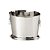 BALDE P/VINHO E CHAMPAGNE DE AÇO INOX NIQUELADO 30x25x22cm - Imagem 1