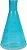 GARRAFA DECORATIVA VIDRO CIENCE WITH MEASURES GRANDE AZUL - Imagem 1