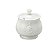 AÇUCAREIRO DE PORCELANA SUPER WHITE QUEEN 10x10,5cm - Imagem 1