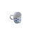 CANECA DE PORCELANA LISBOA AZUL E BRANCA 330ml - Imagem 1
