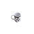 CANECA DE PORCELANA OLÍMPIA PRETO E BRANCA 330ml - Imagem 1