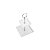 PORTA DOCE 2 ANDARES  PORCELANA NEW BONE OLIVIA 9,5/14,5x23 - Imagem 1