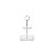 PORTA DOCE 2 ANDARES  PORCELANA NEW BONE OLIVIA 9,5/14,5x23 - Imagem 3