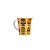 CANECA DE PORCELANA CAVEIRA LARANJA 350ml - Imagem 3