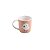 CANECA DE PORCELANA BIRD ROSA 350ml - Imagem 2