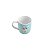 CANECA DE PORCELANA RABBIT FLOWER AZUL 350ml - Imagem 1