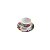 CJ 6 XÍCARAS P/CHÁ C/PIRES DE PORCELANA AMAZON 180ml - Imagem 1