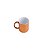 CANECA DE PORCELANA LUMINUS COBRE 325ml C/CAIXA DE PRESENTE - Imagem 1