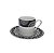 CJ 6 XÍCARAS P/CAFÉ C/PIRES DE PORCELANA MANDALA 90ml - Imagem 1
