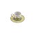 CJ 6 XÍCARAS P/CAFÉ C/PIRES DE PORCELANA SICILIAN 90ml - Imagem 1